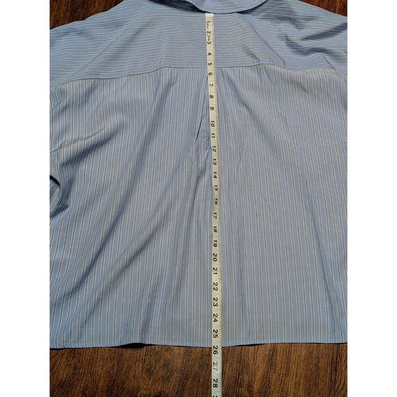 Tuckernuck 2 Piece Short Set Cornflower Blue Striped Beachy Coastal Sz 3XL - Picture 9 of 11